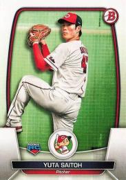 2023 TOPPS Bowman NPBプロ野球 #68 斉藤優汰(広島) レギュラーカード RC