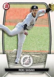 2023 TOPPS Bowman NPBプロ野球 #92 佐々木朗希(ロッテ) レギュラーカード