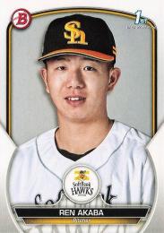 2023 TOPPS Bowman NPBプロ野球 BP-27 赤羽蓮(ソフトバンク) 1st BOWMAN レギュラーカード RC