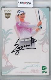 2024 EPOCH JLPGA OFFICIAL TRADING CARDS TOP PLAYERS 宋ガウン 直筆サインカード(RC)【05/30】