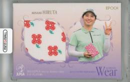 2024 EPOCH JLPGA OFFICIAL TRADING CARDS TOP PLAYERS 蛭田みな美 メモラビリアカード ウエアカード【045/120】