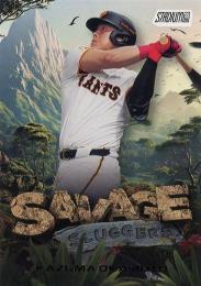 2025 TOPPS Stadium Club NPBプロ野球 #SSL-10 岡本和真(巨人) SAVAGE SLUGGERS インサートカード