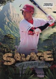2025 TOPPS Stadium Club NPBプロ野球 #SSL-11 秋山翔吾(広島) SAVAGE SLUGGERS インサートカード