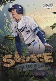 2025 TOPPS Stadium Club NPBプロ野球 #SSL-18 T.ネビン(西武) SAVAGE SLUGGERS インサートカード