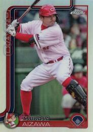 2025 TOPPS Chrome NPBプロ野球 #4 會澤翼(広島)【リフラクターパラレル版】レギュラーカード