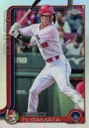 2025 TOPPS Chrome NPBプロ野球 #30 二俣翔一(広島)【リフラクターパラレル版】レギュラーカード