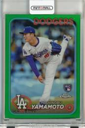 2024 Topps Chrome Yoshinobu Yamamoto Green Refractors RC #18【81/99】