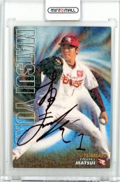 2019 カルビー 松井裕樹 STARCARD 赤箔サインカード【S-35】