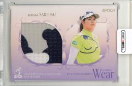 EPOCH 2024 JLPGA OFFICIAL TRADING CARDS TOP PLAYERS 櫻井心那 Jersey Card【42/120】