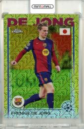 2025 Topps UEFA Japan Edition Frenkie De Jong #172 Base Yellow Mojo Refractor Parallel【112/150】 FC Barcelona