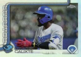 2025 TOPPS Chrome NPBプロ野球 #63 O.カリステ(中日)【リフラクターパラレル版】レギュラーカード