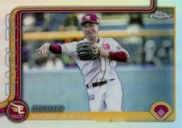 2025 TOPPS Chrome NPBプロ野球 #64 小深田大翔(楽天)【リフラクターパラレル版】レギュラーカード