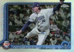 2025 TOPPS Chrome NPBプロ野球 #80 T.ウィンゲンター(西武)【リフラクターパラレル版】レギュラーカード