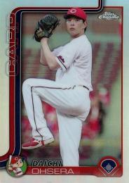 2025 TOPPS Chrome NPBプロ野球 #85 大瀬良大地(広島)【リフラクターパラレル版】レギュラーカード