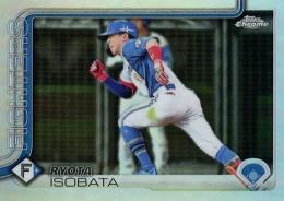 2025 TOPPS Chrome NPBプロ野球 #86 五十幡亮汰(日本ハム)【リフラクターパラレル版】レギュラーカード