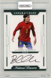 2018 Panini National Treasures Hector Bellerin Unparalleled Autographs(ON CARD)【11/50】 Spain