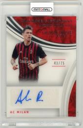 2017 Panini Immaculate Collection Alessio Romagnoli Marquee Signatures【43/75】 AC Milan