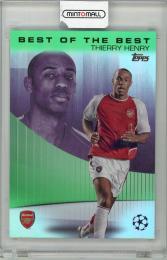 2025 TOPPS  UEFA CLUB COMPETITIONS Thierry Henry BEST OF THE BEST#BOTB-3【67/99】 Arsenal FC