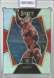 2022 Panini Select WWE  The Rock Premier Level Silver