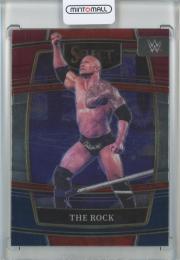 2022 Panini Select WWE  The Rock Red & Blue