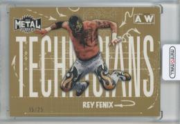 2022 AEW Metal Universe  Rey Fenix Technicians Gold 15/25