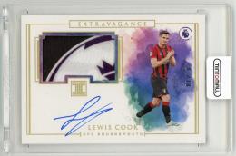 2019-20 Panini Impeccable Premier League Lewis Cook Extravagance Patch Autographs Gold Parallels(ON CARD)【1/10】 AFC Bournemouth