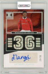 2022-23 Panini Impeccable Premier League Anthony Elanga Impeccable Jersey Number Autographs【29/36】 Manchester United