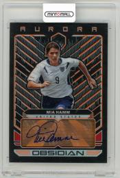 2019-20 Panini Obsidian Mia Hamm Aurora Autographs Orange Parallels【22/50】 United States