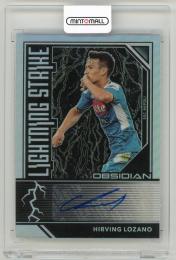 2019-20 Panini Obsidian Hirving Lozano Lightning Strike Autographs【43/149】 SSC Napoli