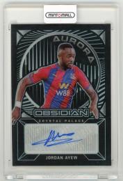 2021-22 Panini Obsidian Jordan Ayew Aurora Autographs【9/20】 Crystal Palace