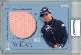 EPOCH 2025 JLPGA OFFICIAL TRADING CARDS TOP PLAYERS 尾関彩美悠 Wear #PM-14【072/100】