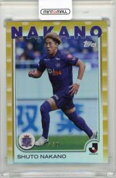 2025 TOPPS Jリーグ フラッグシップ 中野就斗 #184 Gold Foil【11/50】 サンフレッチェ広島