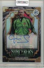 2023-24 Merlin UEFA Club Competitions Sorcerers Autographs #SAPS Peter Schmeichel  Manchester United