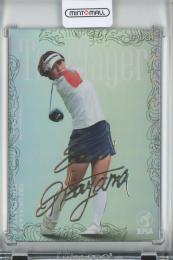 2022 JLPGA Official Trading Cards Top Players  岡山絵里 Decomori Signature Gold Parallel 07/50