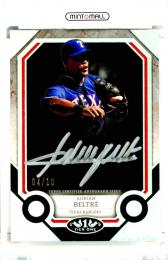 2024 TOPPS Tier One Adrian Beltre Autographs Holo Silver Foil #T1AAB【04/10】 Texas Rangers