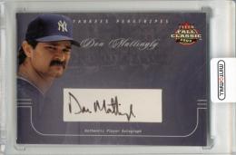 2003 FLEER Fall Classics Don Mattingly Yankees Penstripes Autographs Anniversary #DM【024/100】 New York Yankees