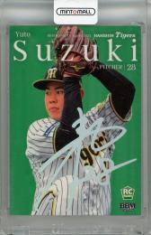 2022 BBM 阪神タイガース 鈴木勇斗 ホロ箔サインカード (RC)【27/50】