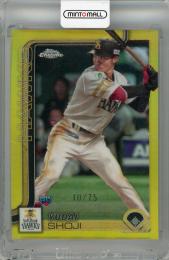 2025 Topps NPB Chrome 庄子雄大 Yellow #197 (RC)【10/75】 福岡ソフトバンクホークス