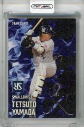 2025 カルビー 山田哲人 金箔サインカード 東京ヤクルトスワローズ