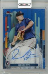 2025 TOPPS Finest Richard Fitts Autographs Blue Refractors #FARF【36/99】 Boston Red Sox
