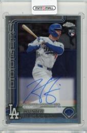 2025 TOPPS Chrome Hunter Feduccia Rookie Autographs #RAHF Los Angeles Dodgers