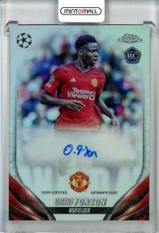 2023-24 Topps Chrome Club Competitions Omari Forson RC Auto #CA-OF Manchester Unaited