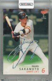 2025 BBM 2ndバージョン 坂本勇人 ホロ箔サインカード【23/50】 読売ジャイアンツ