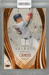 2025 BBM GENESIS 岡本和真 オレンジ箔【46/50】 読売ジャイアンツ