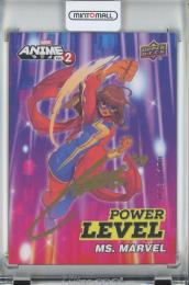 2023 Upper Deck Marvel Anime Vol. 2  Ms. Marvel Power Level Artist Autographs/#SN-11 78/100