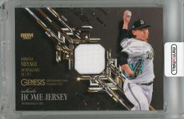 2025 BBM GENESIS 宮城大弥 メモラビリアカード【135/350】 オリックス・バファローズ