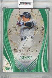 2025 BBM GENESIS 渡部聖弥 エメラルド箔 (RC)【195/200】 埼玉西武ライオンズ