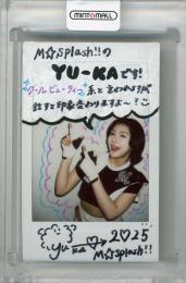 2025 BBM チアリーダー YU-KA チェキ【1/10 (1stナンバー!)】 M☆Splash!!