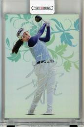 EPOCH JLPGA 日本女子プロゴルフ TOP PLAYERS 2024 永井花奈 デコモリシグネチャーカード プラチナ箔版【2/5】