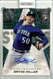 2023 Topps Update Bryce Miller Baseball Stars Autographs Black【139/199】 Seattle Mariners